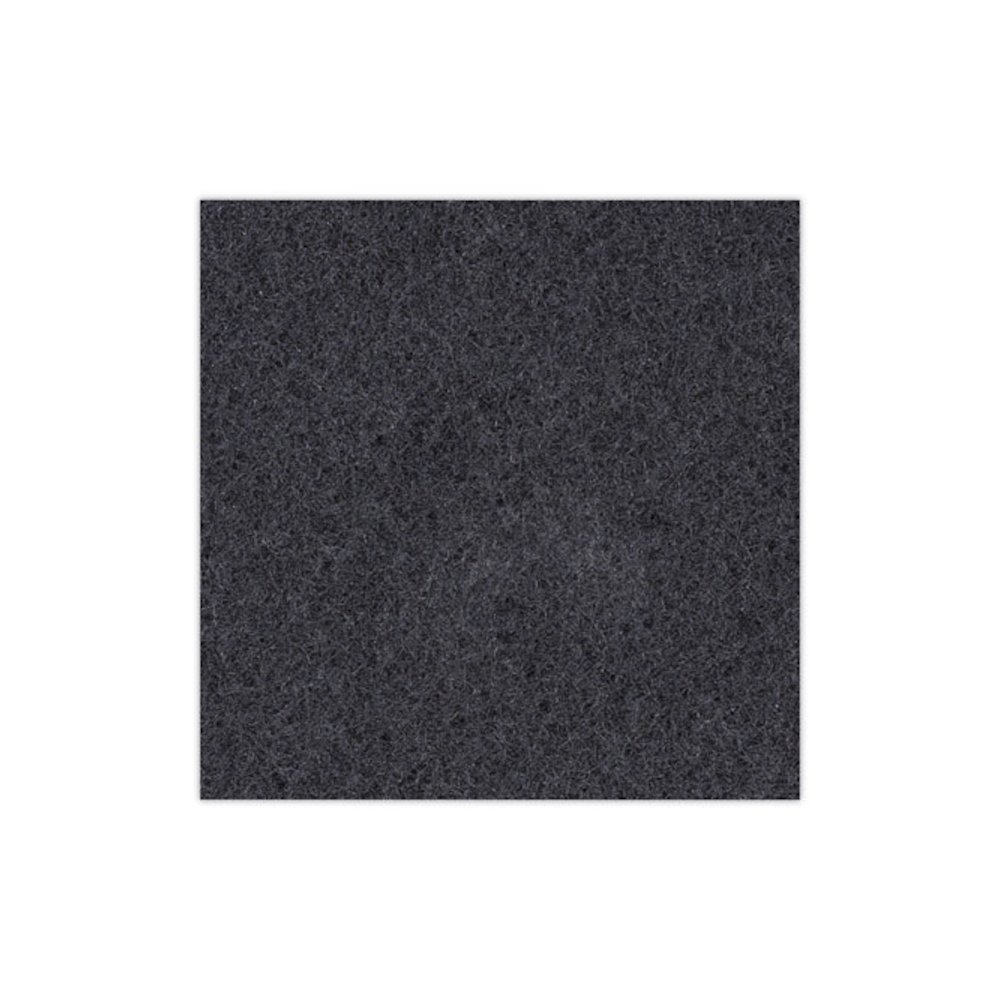 Stripping Floor Pads, 18" Diameter, Black, 5/Carton. Picture 6