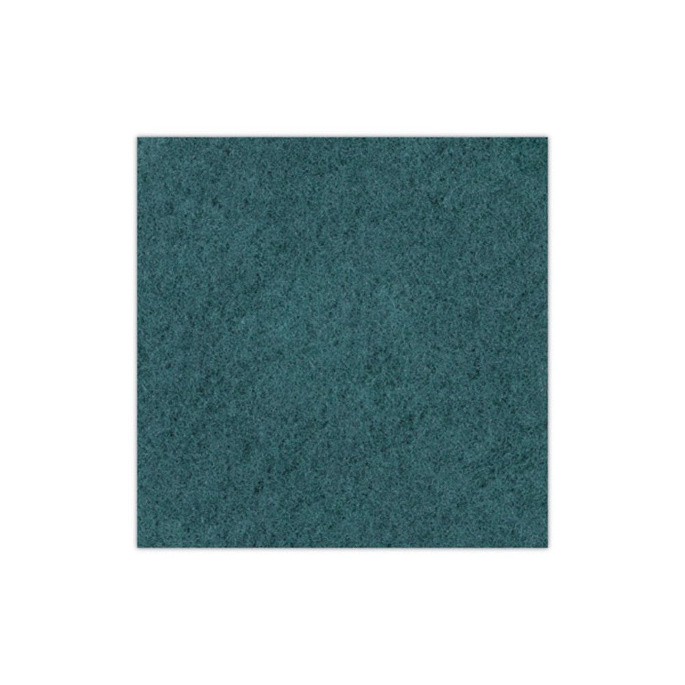 Heavy-Duty Scrubbing Floor Pads, 16" Diameter, Green, 5/Carton. Picture 6