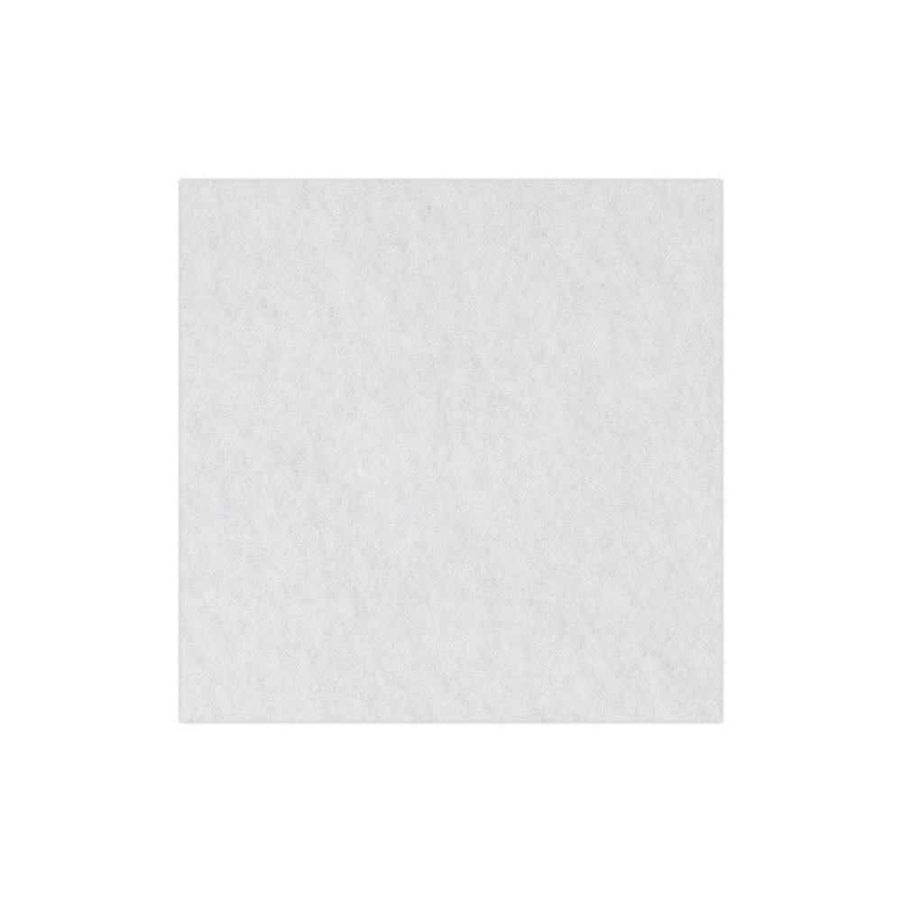 Polishing Floor Pads, 15" Diameter, White, 5/Carton. Picture 6