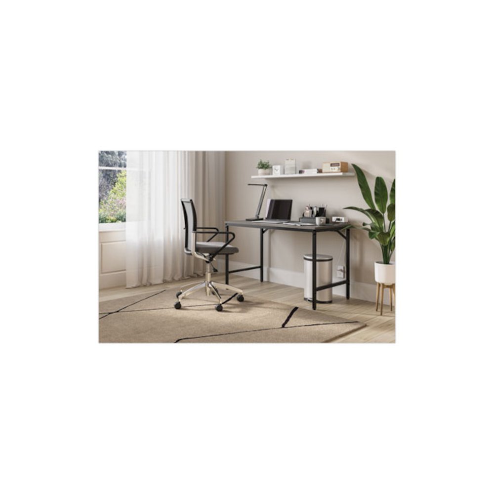 Simple Work Desk, 45.5" x 23.5" x 29.5", Gray. Picture 8