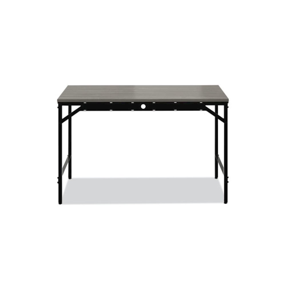 Simple Work Desk, 45.5" x 23.5" x 29.5", Gray. Picture 2