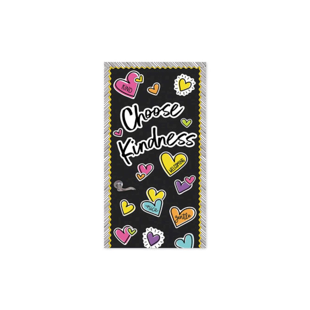 Motivational Bulletin Board Sets, 75-Piece Set, Kind Vibes, 30" x 16", Multicolor. Picture 7