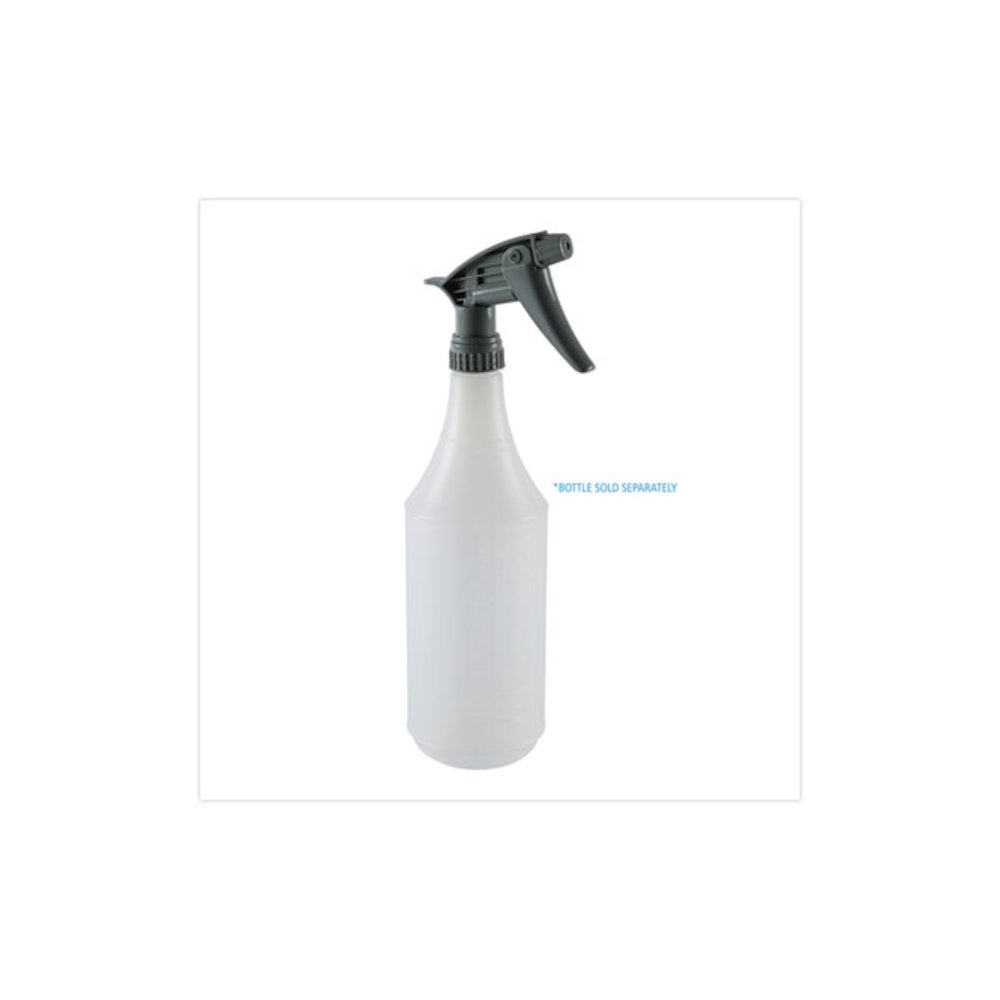 Chemical-Resistant Trigger Sprayer 320CR, 7.25" Tube, Fits 16 oz Bottles, Gray, 24/Carton. Picture 3