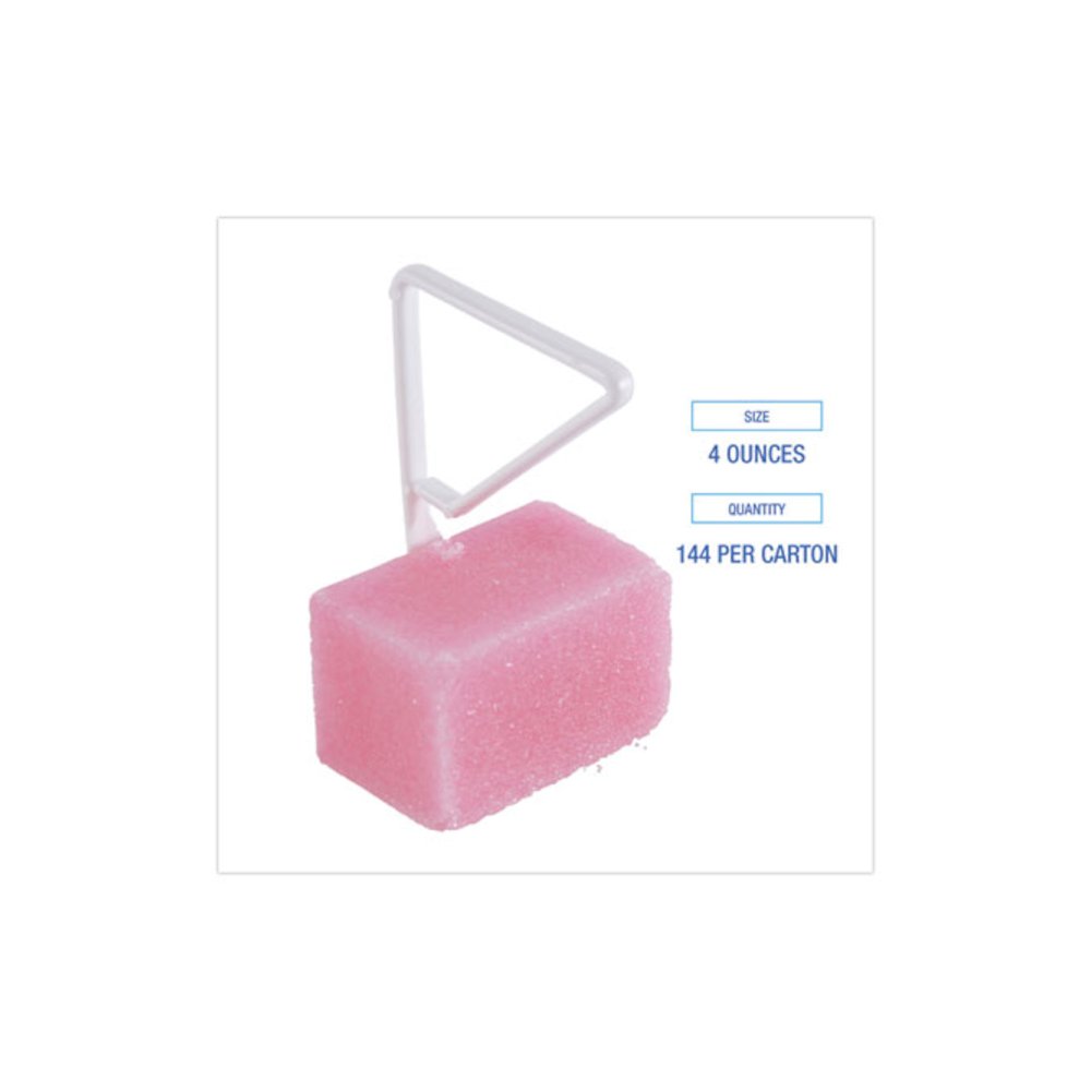 Para Toilet Bowl Deodorizer Block, Cherry Scent, Pink, 4 oz, 144/Carton. Picture 5