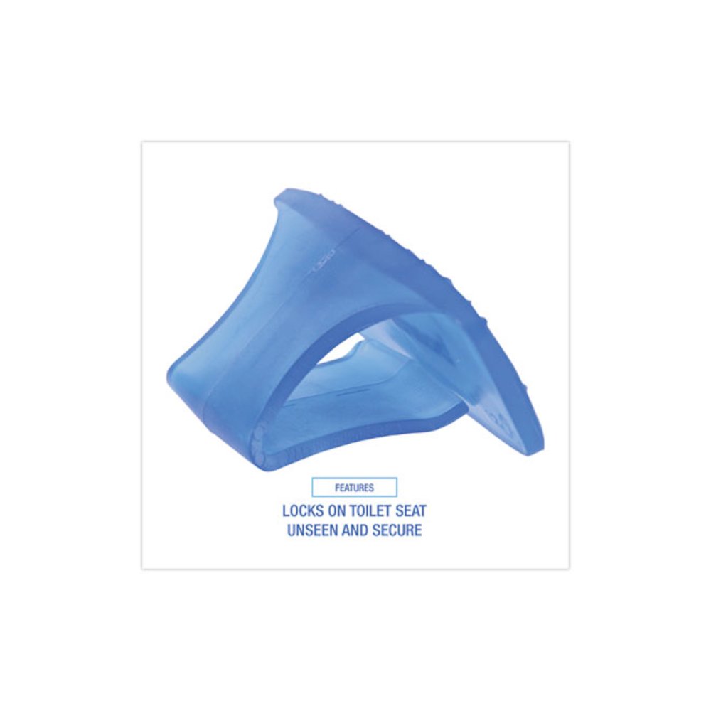 Toilet Bowl Clip, Cotton Blossom Scent, Blue, 12/Box, 6 Boxes/Carton. Picture 2