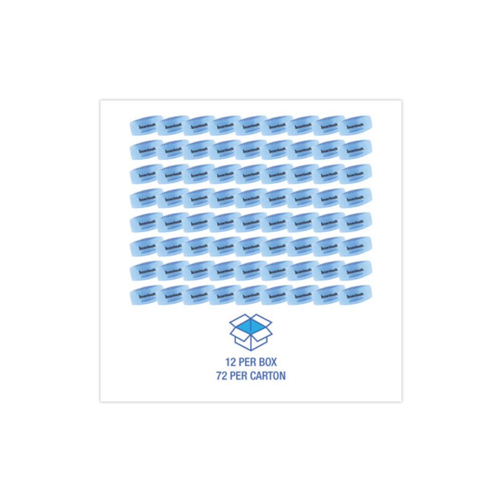 Toilet Bowl Clip, Cotton Blossom Scent, Blue, 12/Box, 6 Boxes/Carton. Picture 3