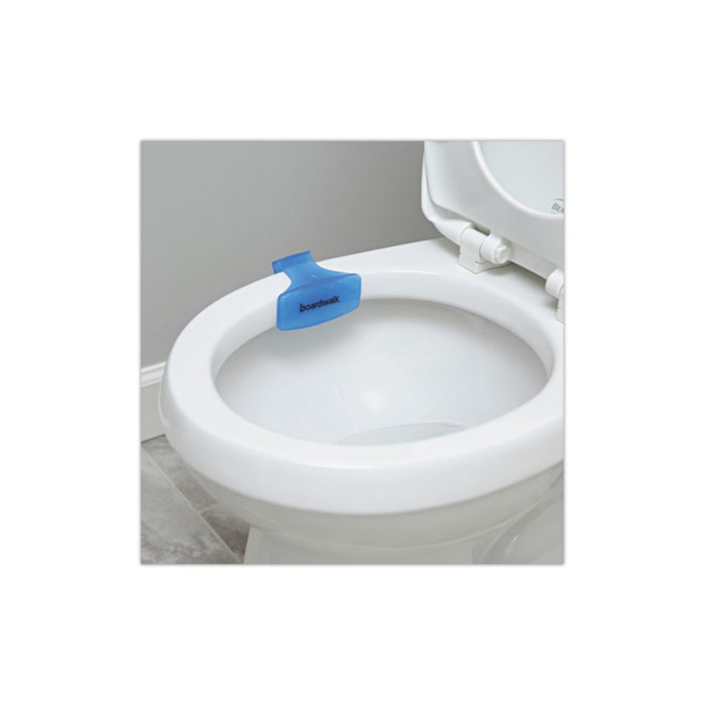 Toilet Bowl Clip, Cotton Blossom Scent, Blue, 12/Box, 6 Boxes/Carton. Picture 4