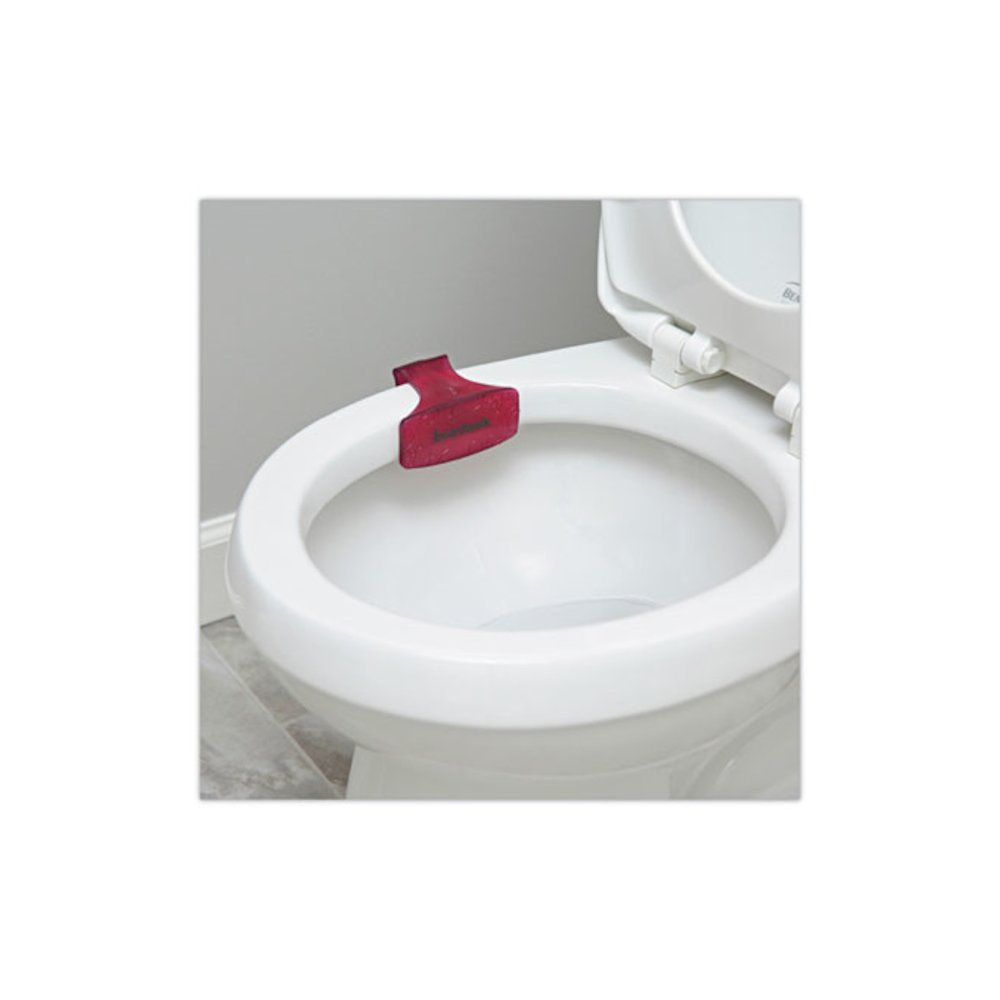 Toilet Bowl Clip, Spiced Apple Scent, Red, 72/Carton. Picture 5