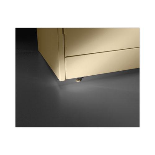 Assembled 78" High Heavy-Duty Welded Storage Cabinet, Four Adjustable Shelves, 36w x 24d, Putty. Picture 7