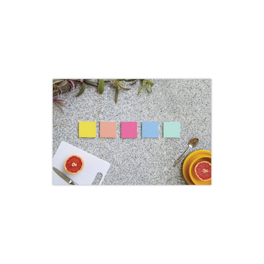 Note Pads in Summer Joy Collection Colors, 3" x 3", Summer Joy Collection Colors, 90 Sheets/Pad, 12 Pads/Pack. Picture 2