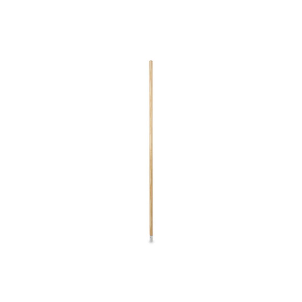 Lie-Flat Screw-In Mop Handle, 1.13" dia x 54", Natural. Picture 1