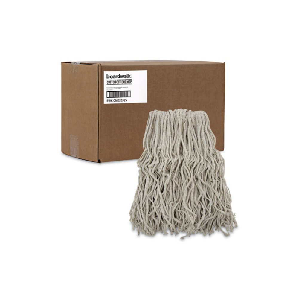 Cotton Mop Head, Cut-End, #32, White, 12/Carton. Picture 9