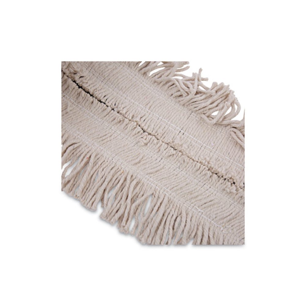 Flash Forty Disposable Dust Mop Heads, Cotton, 5", Natural. Picture 4