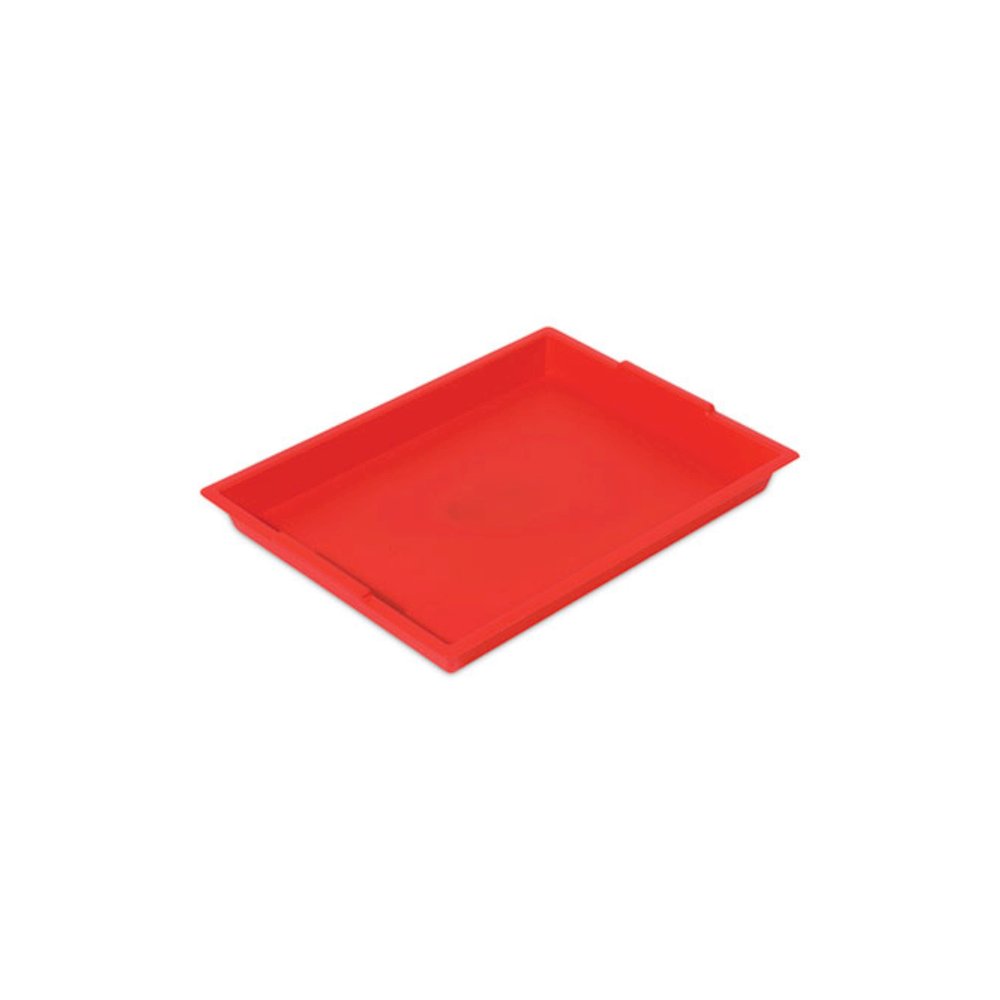 Little Artist Antimicrobial Finger Paint Tray, 16 x 1.8 x 12, Red. Picture 2