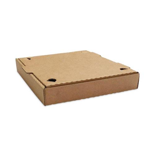 Pizza Boxes, 10 x 10 x 2, Brown, Paper, 50/Pack. Picture 3