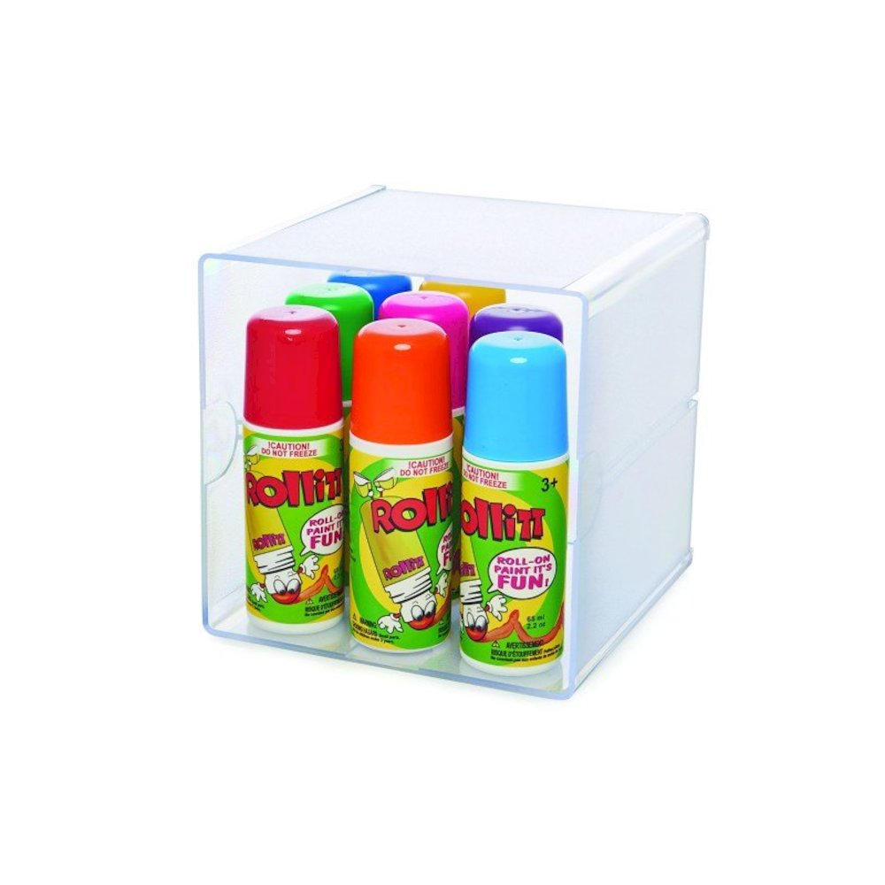 Deflecto Stackable Cube Organizer - 1 Compartment(s) - 6" Height x 6" Width x 6" DepthDesktop - Stackable - Clear - Plastic - 1 Each. Picture 2
