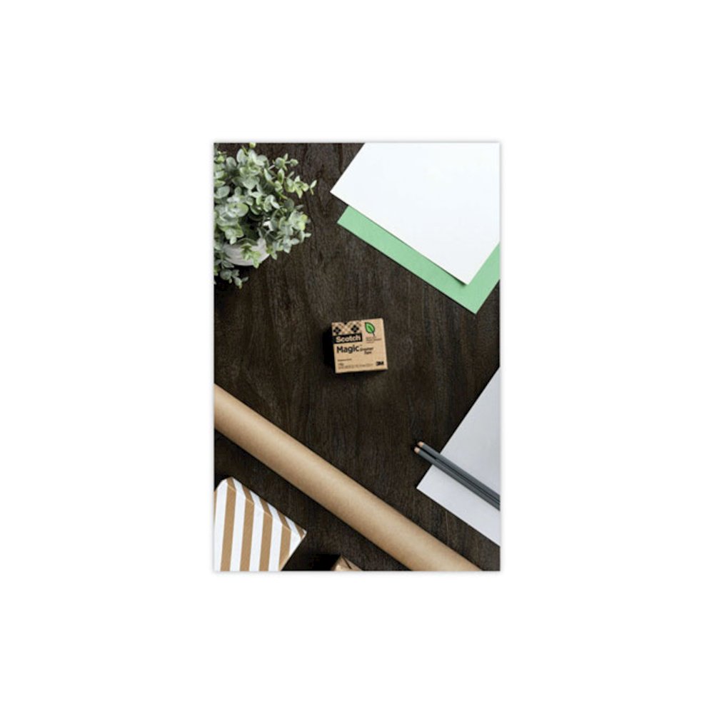 Magic Greener Tape with C38 Dispenser, 1" Core, 0.75" x 75 ft, Clear, 6/Pack. Picture 9