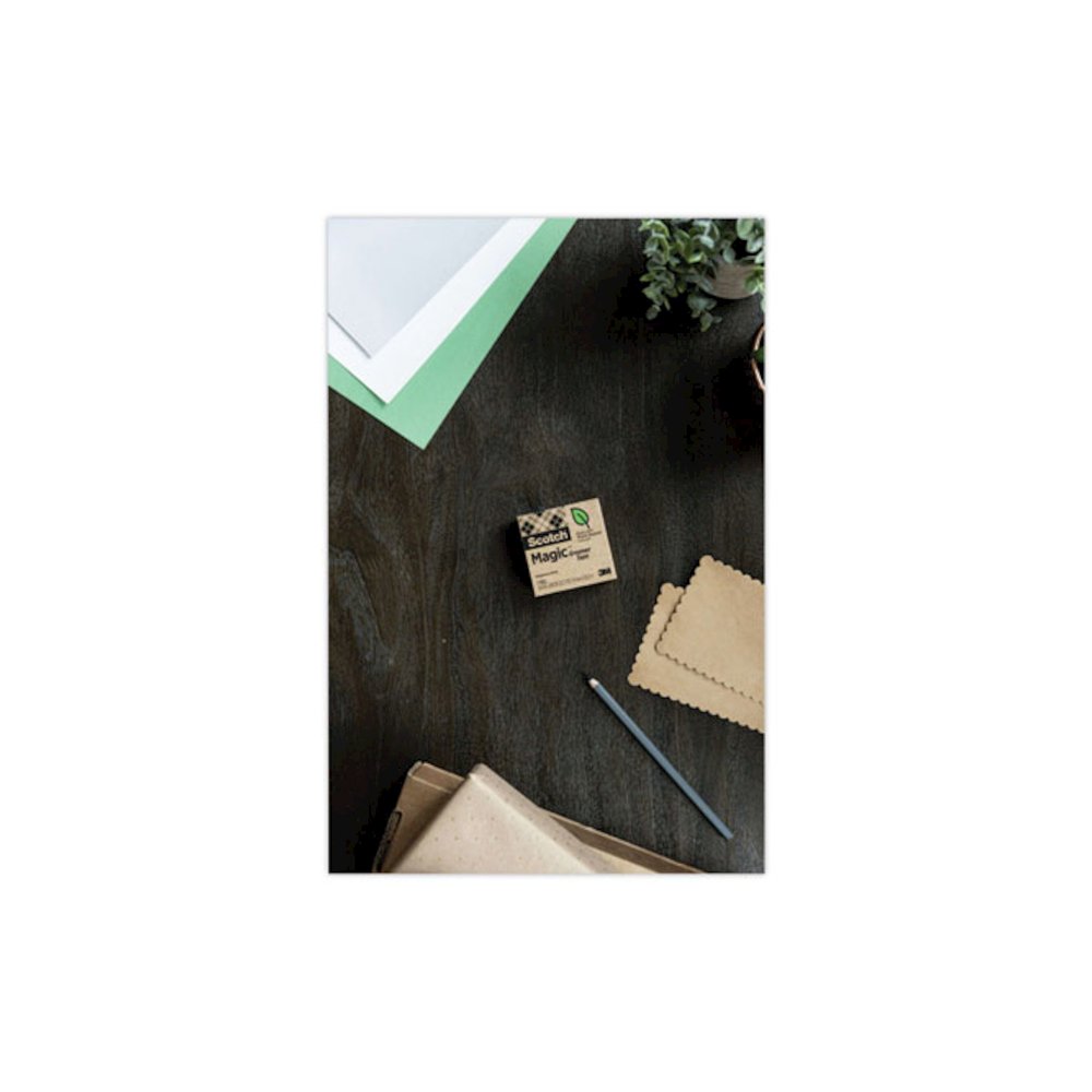 Magic Greener Tape with C38 Dispenser, 1" Core, 0.75" x 75 ft, Clear, 6/Pack. Picture 10