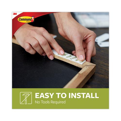 Picture Hanging Strips, Value Pack, Medium, Removable, Holds Up to 12 lbs, 0.75 x 2.75, White, 132 Pairs/Pack. Picture 5
