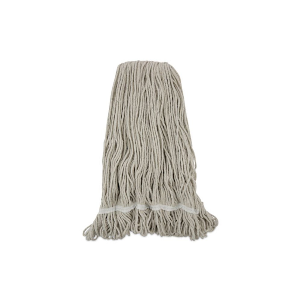Pro Loop Web/Tailband Wet Mop Head, Cotton, 24 oz., White. Picture 1