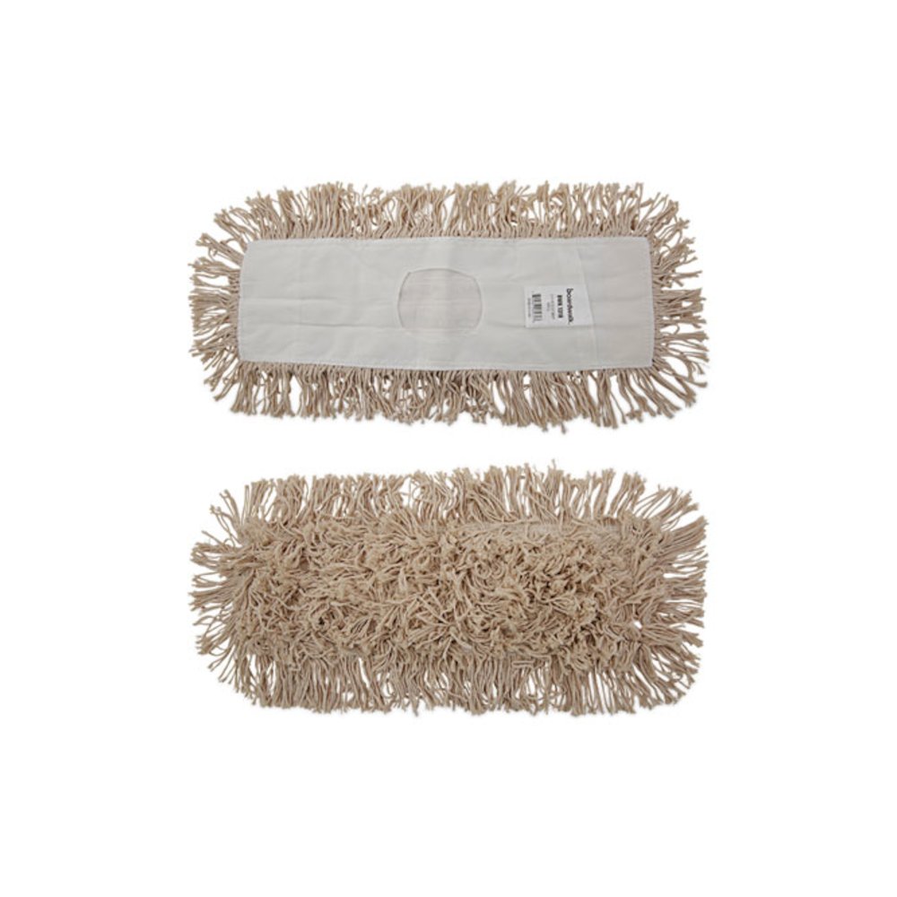 Industrial Dust Mop Head, Hygrade Cotton, 18 x 5, White. Picture 6