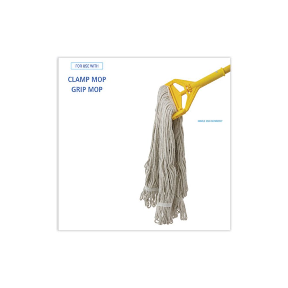 Pro Loop Web/Tailband Wet Mop Head, Cotton, 12/Carton. Picture 3