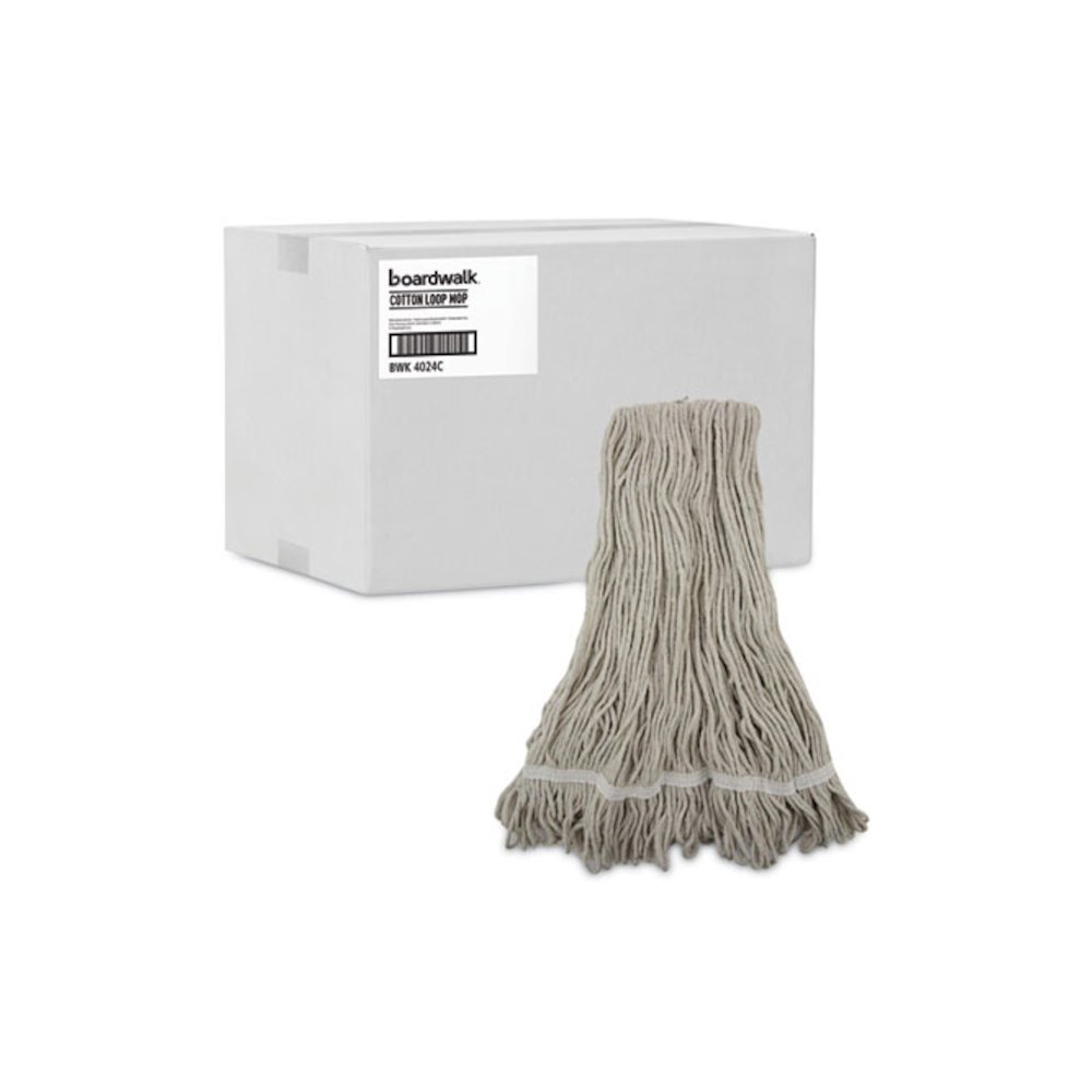 Pro Loop Web/Tailband Wet Mop Head, Cotton, 12/Carton. Picture 9