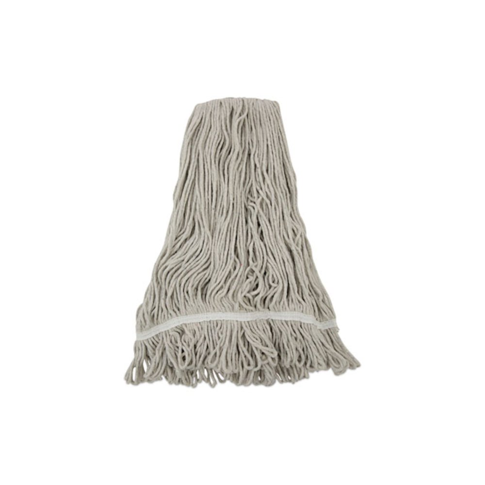 Mop Head, Loop Web/Tailband, Value Standard, Cotton, #32, White, 12/Carton. Picture 1