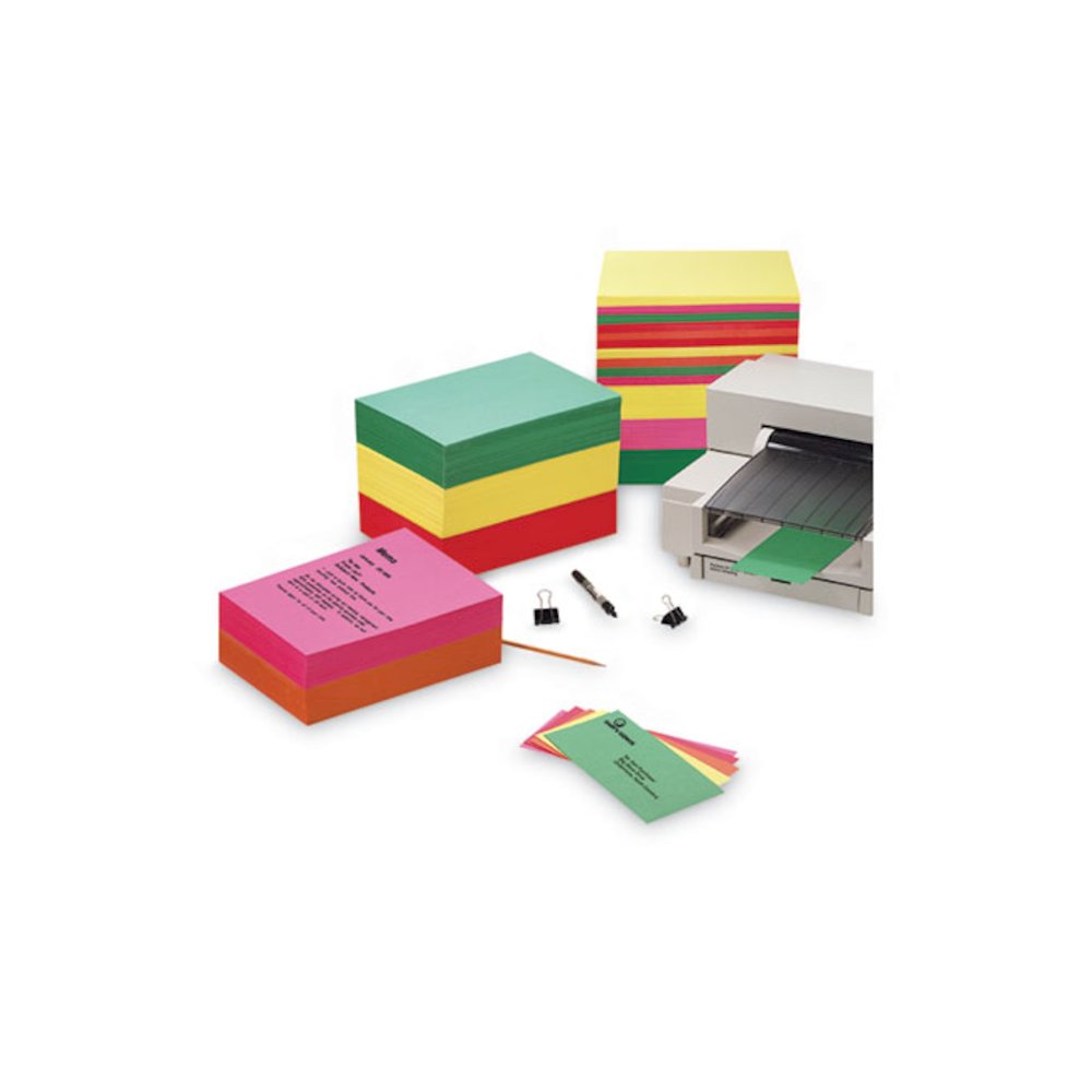 Array Colored Bond Paper, 24 lb Bond Weight, 8.5 x 11, Assorted Bright Colors, 500/Ream. Picture 3