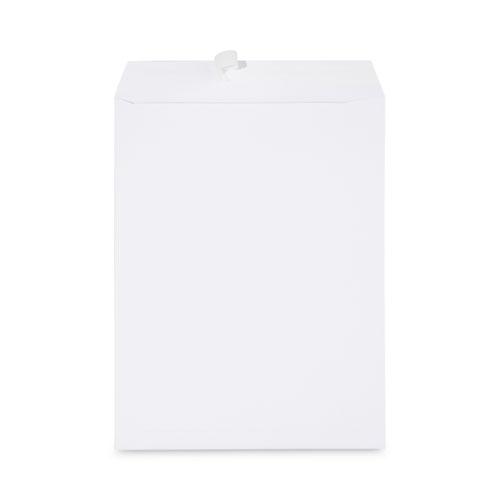 Catalog Envelope, 24 lb Bond Weight Paper, #13 1/2, Square Flap, Gummed Closure, 10 x 13, White, 250/Box. Picture 2