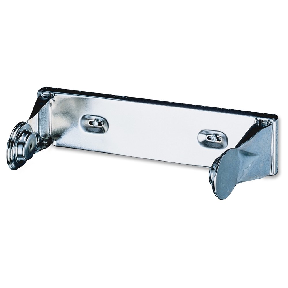 San Jamar Single Roll Towel Dispenser - Roll Dispenser - 1 x Roll - 2.9" Height x 13.3" Width x 4.6" Depth - Steel - Chrome - Durable, Perforated, Compact - 1 Each. Picture 1
