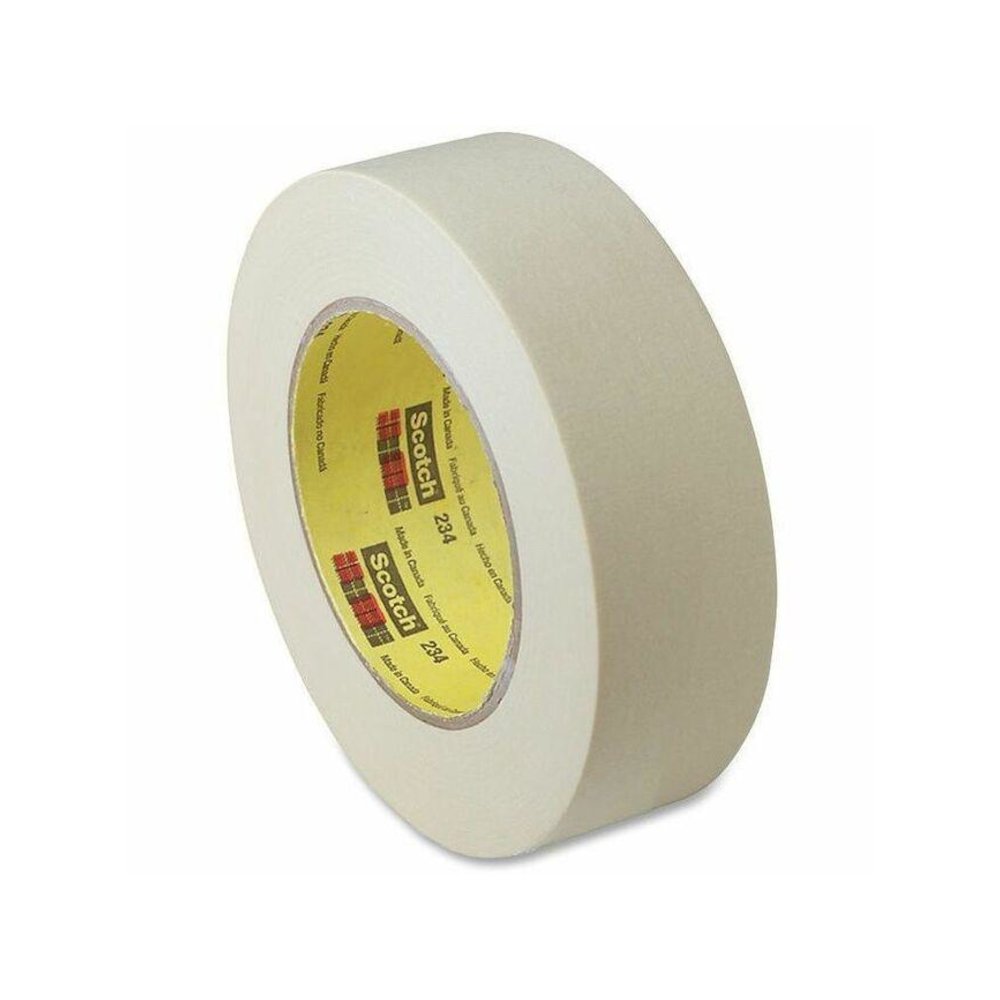 Scotch General-Purpose Masking Tape - 60 yd Length x 1.50" Width - 5.9 mil Thickness - 3" Core - For Multipurpose - 1 / Roll - Tan. Picture 1