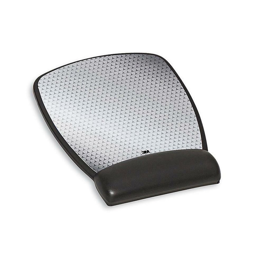 3M Gel Mouse Pad - 0.75" x 6.75" x 8.50" Dimension - Black - Gel - 1 Pack. Picture 1