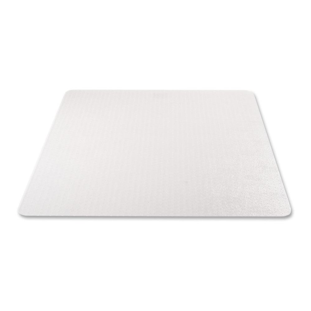 Deflecto EconoMat for Carpet - Carpeted Floor - 60" Length x 46" Width - Vinyl - Clear - 1Each. Picture 1
