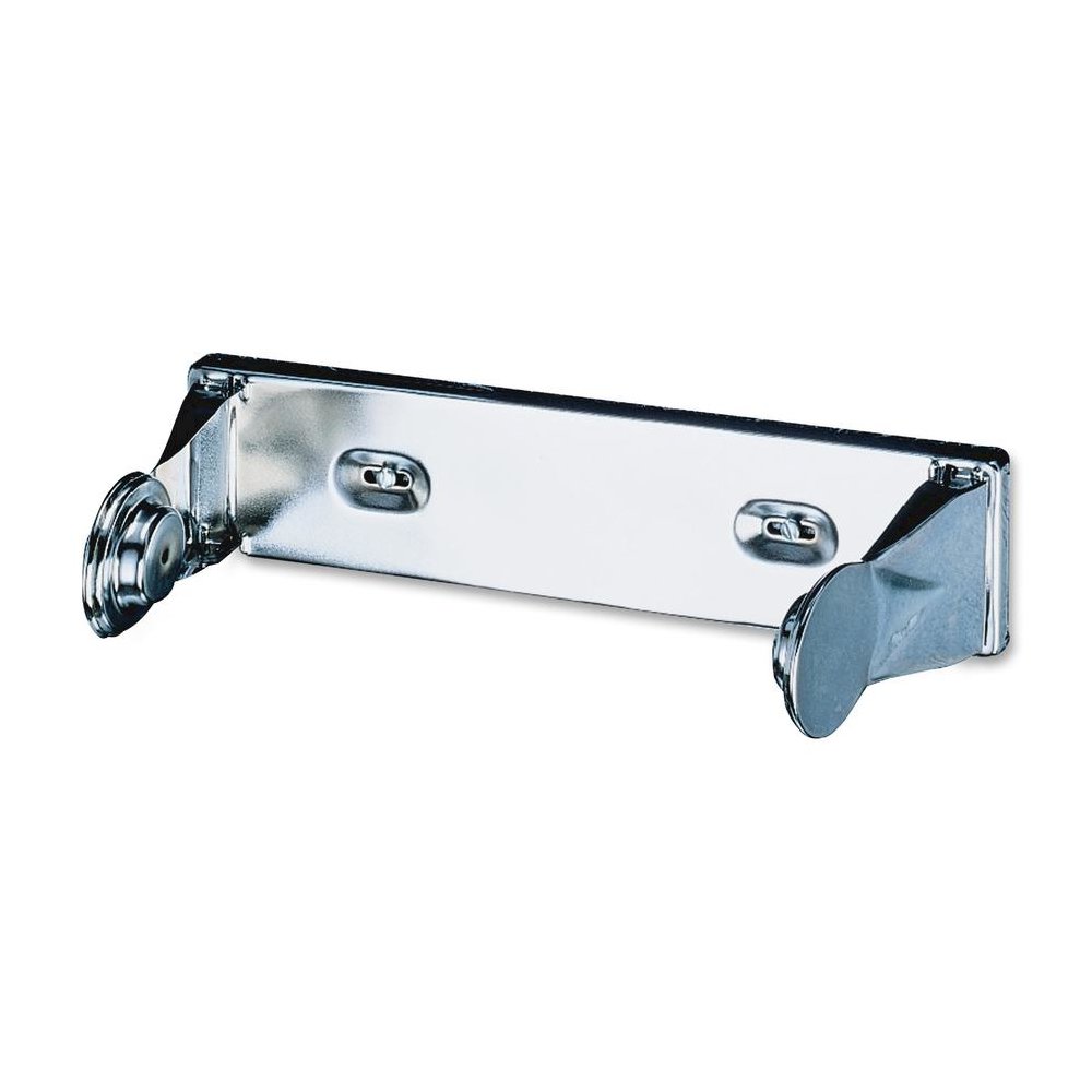 San Jamar Single Roll Towel Dispenser - Roll Dispenser - 1 x Roll - 2.9" Height x 13.3" Width x 4.6" Depth - Steel - Chrome - Durable, Perforated, Compact - 1 Each. Picture 2