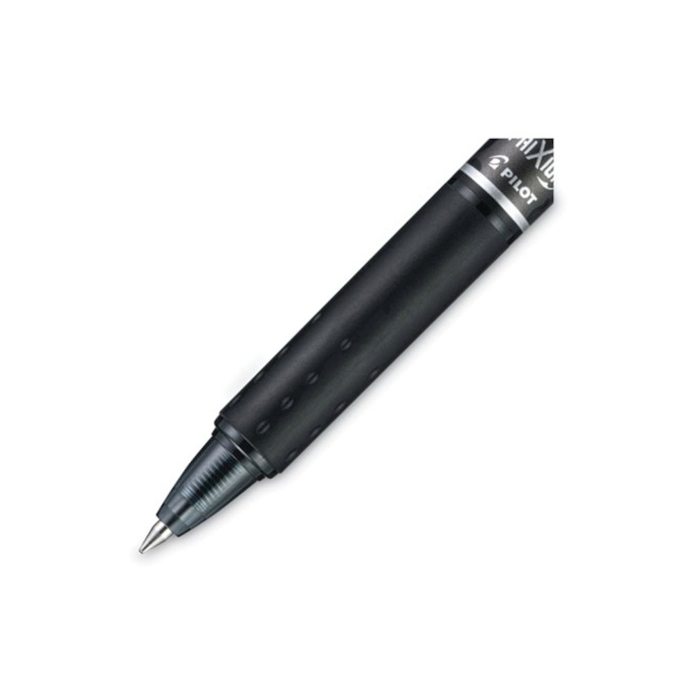 FriXion Clicker Erasable Gel Pen, Retractable, Fine 0.7 mm, Black Ink, Black Barrel. Picture 4