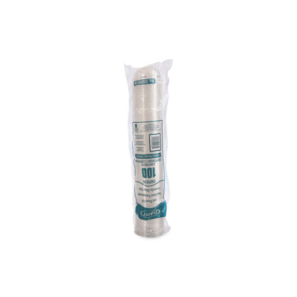 Plastic Dome Lid, Fits 9 oz to 10 oz Cold Cups, Clear, 1,000/Carton. Picture 3