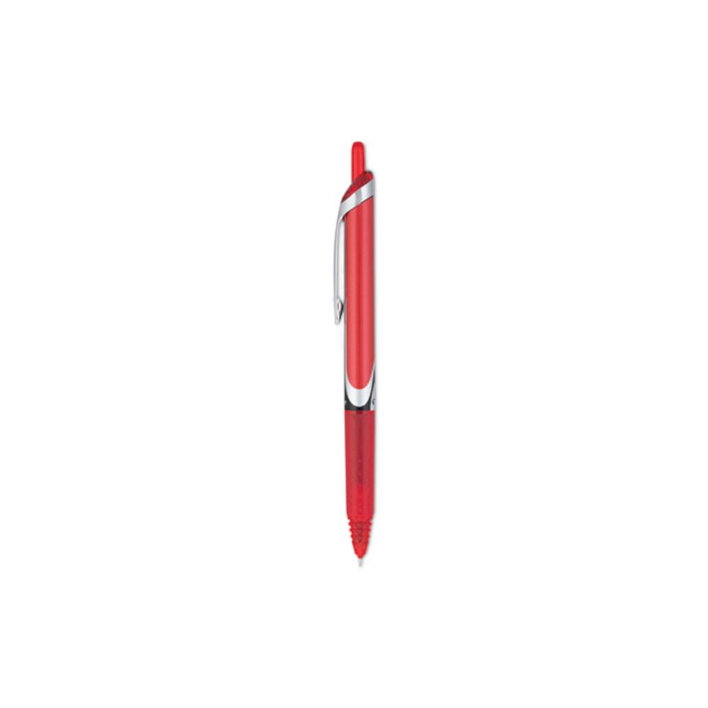 Precise V5RT Rollerball Pen, Retractable, Extra-Fine 0.5 mm, Red Ink, Red Barrel. Picture 3
