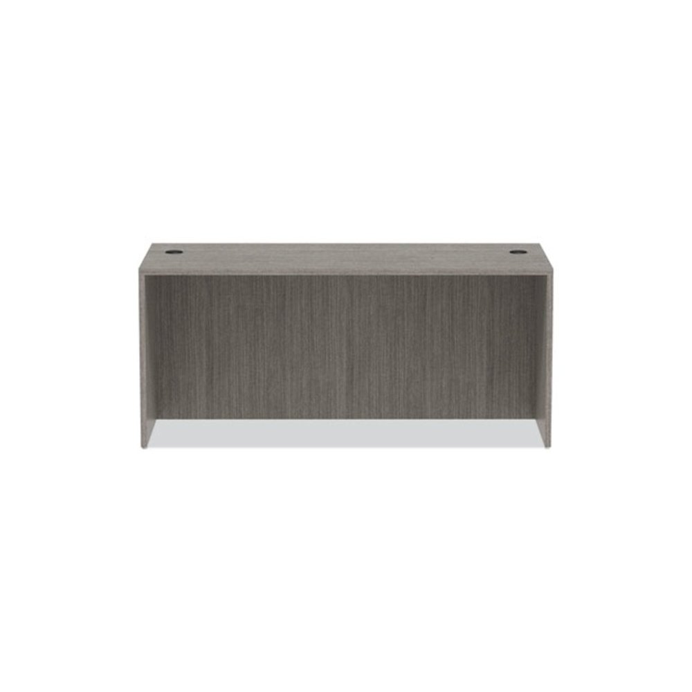 Alera Valencia Series Straight Front Desk Shell, 65" x 29.5" x 29.63", Gray. Picture 6
