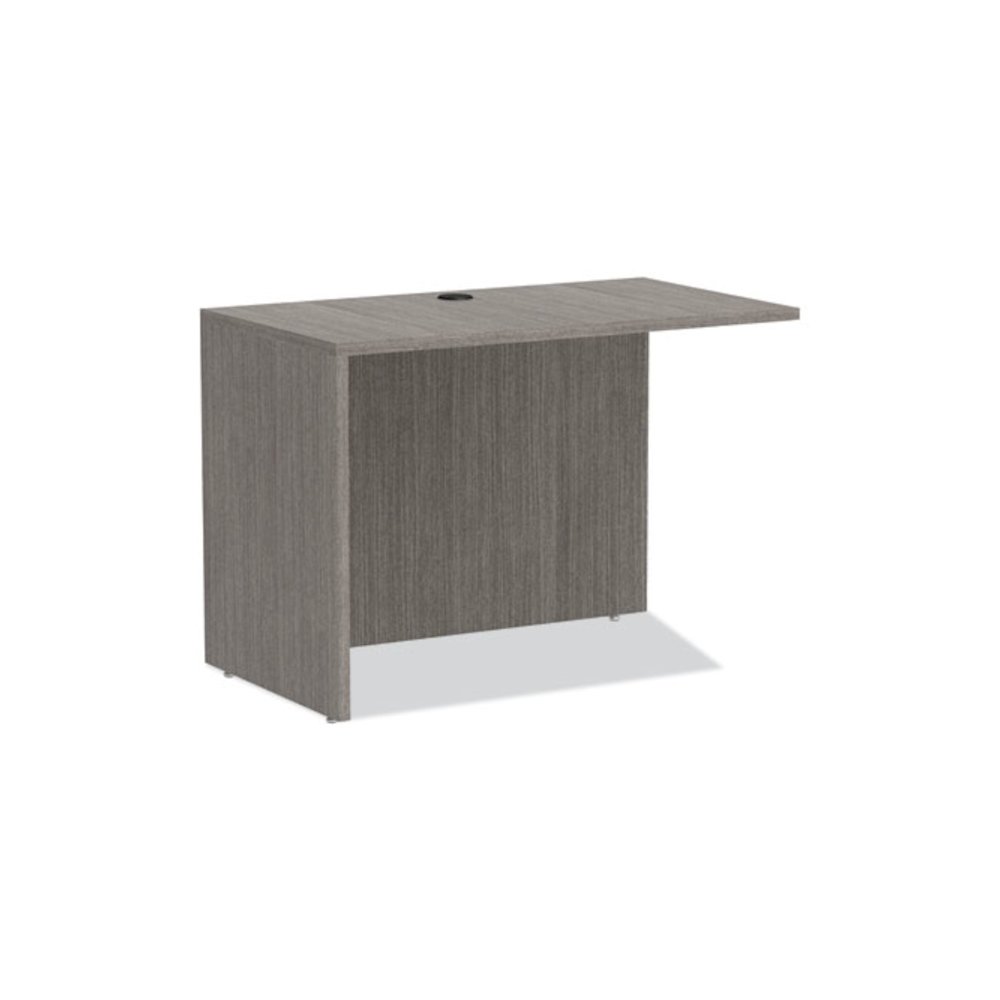 Alera Valencia Series Reversible Return/Bridge Shell, 42w x 23.63d x 29.5h, Gray. Picture 1