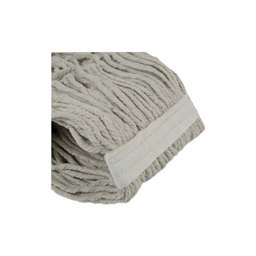 Banded Cotton Mop Head, #24, White, 12/Carton. Picture 6