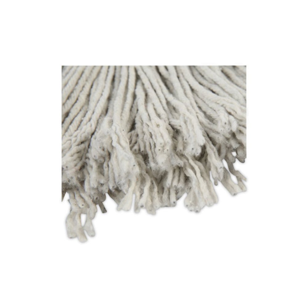 Banded Cotton Mop Head, #24, White, 12/Carton. Picture 7
