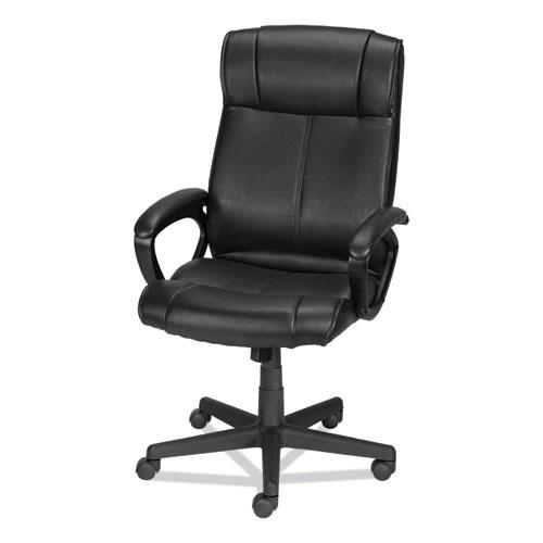 Alera Dalibor Series Manager Chair, Supports Up to 250 lb, 17.5" to 21.3" Seat Height, Black Seat/Back, Black Base. Picture 5