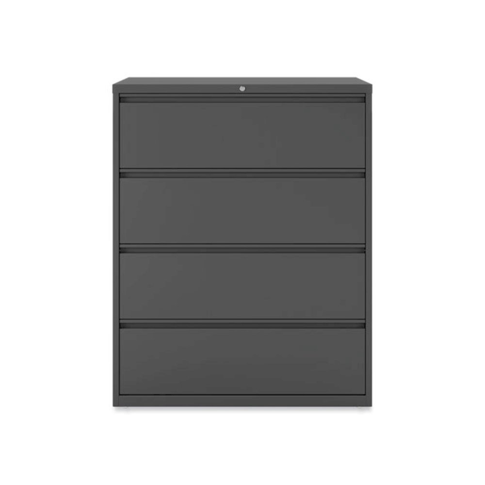 Lateral File, 4 Legal/Letter/A4/A5-Size File Drawers, Charcoal, 42" x 18.63" x 52.5". Picture 8