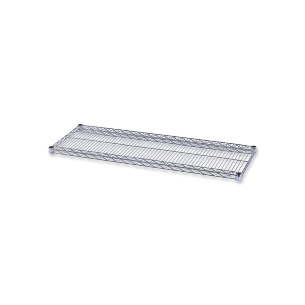 Industrial Wire Shelving Extra Wire Shelves, 48w x 18d, Silver, 2 Shelves/Carton. Picture 1