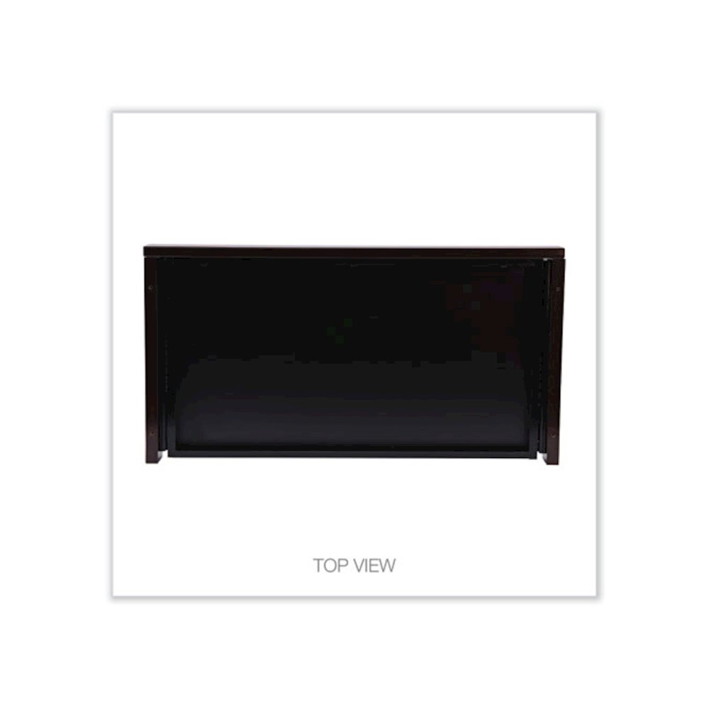 Alera Valencia Series Center Drawer, Laminate, 24.5w x 15d x 2h, Mahogany. Picture 6