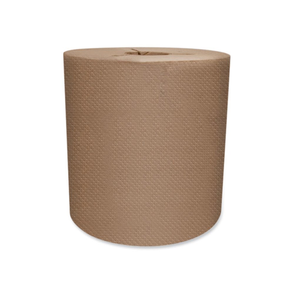 Morsoft Controlled Towels, Y-Notch, 1-Ply, 8" x 800 ft, Kraft, 6 Rolls/Carton. Picture 3