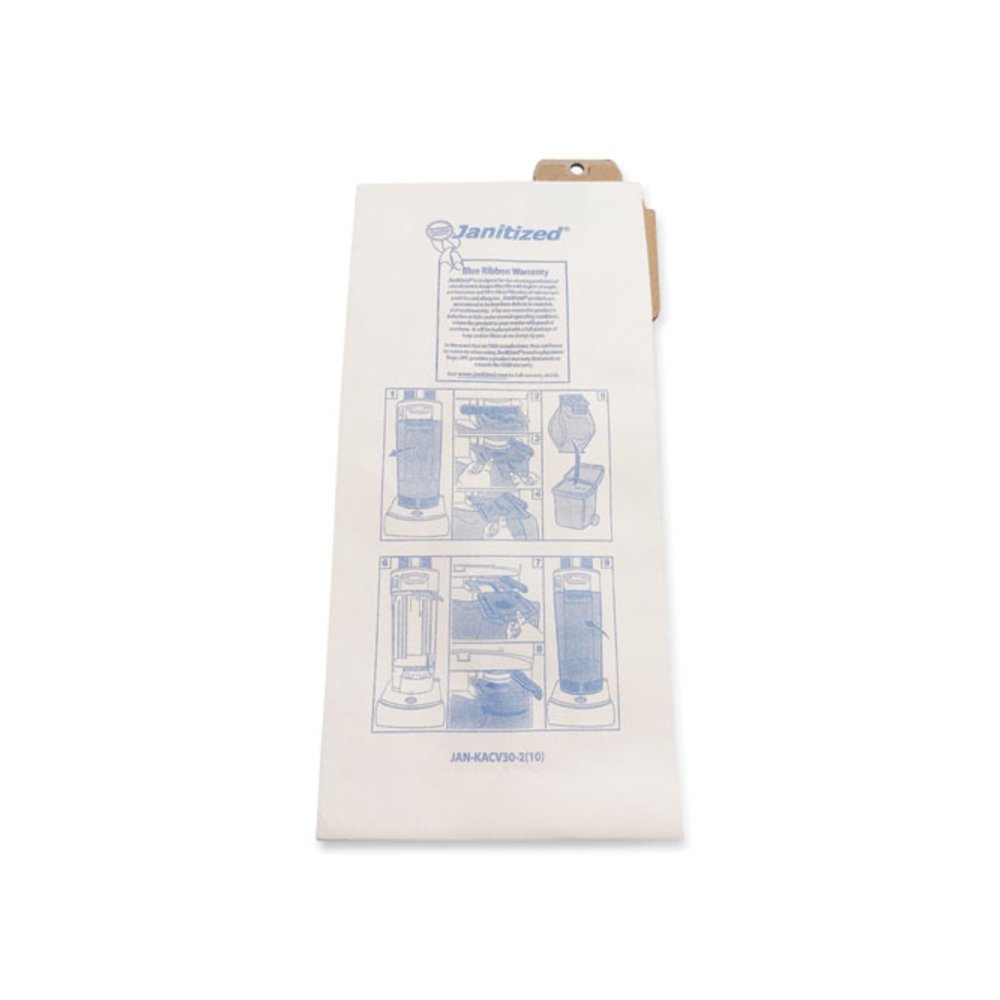 Vacuum Filter Bags Designed to Fit Karcher/Tornado CV30/1, CV38/1, CV48/2, 100/Carton. Picture 4