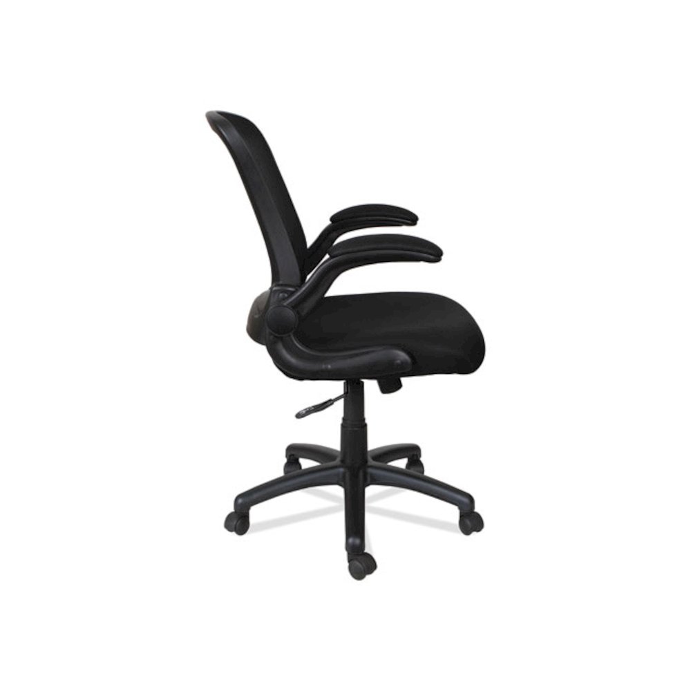 Alera EB-E Series Swivel/Tilt Mid-Back Mesh Chair, Supports Up to 275 lb, 18.11" to 22.04" Seat Height, Black. Picture 11