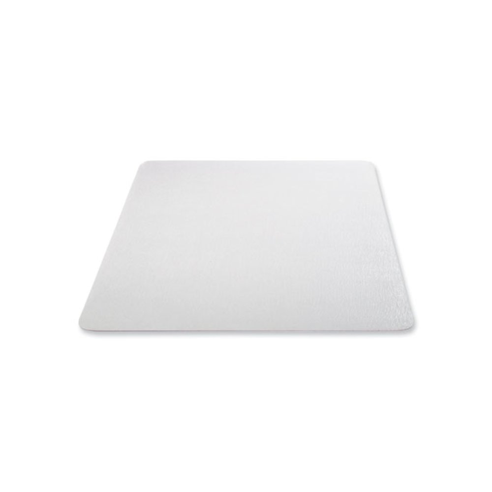 EconoMat Non-Studded All Day Use Chair Mat for Hard Floors, Rectangular, 45" x 53", Clear, Ships Flat. Picture 7